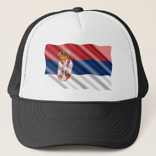 Gorra De Camionero Bandera servia (Anverso)