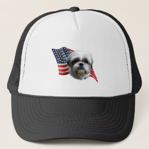 Gorra De Camionero Bandera Shih Tzu