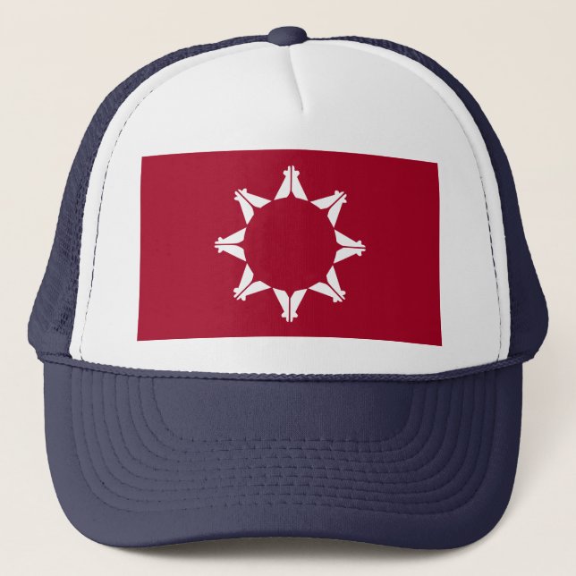 Gorra De Camionero Bandera sioux de Oglala Lakota (Anverso)