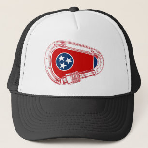 Gorra De Camionero Bandera Tennessee Climbing Carabiner