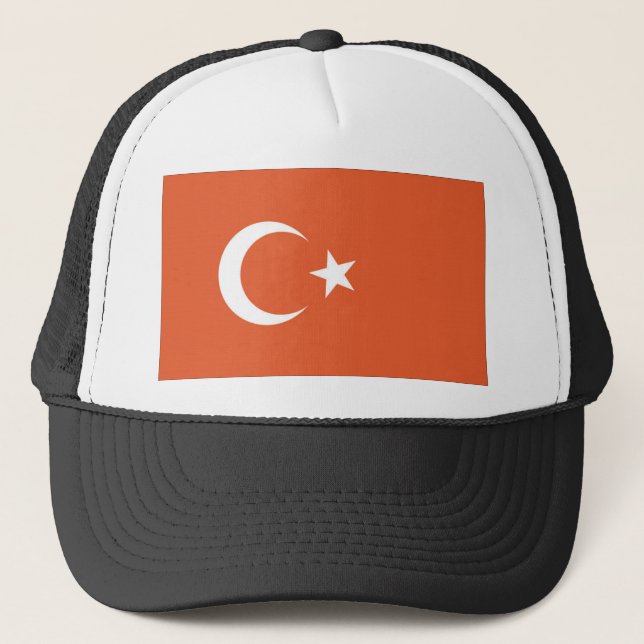Gorra De Camionero Bandera turca (Anverso)