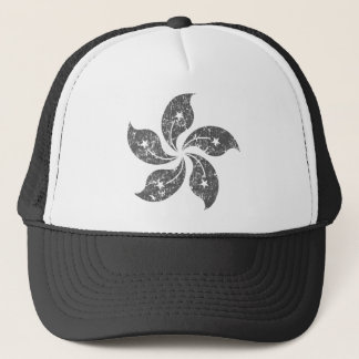 Gorra De Camionero Bandera "vintage gris " de Hong Kong