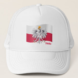 Gorra De Camionero Bandera y águila polacas, Polonia - Hinchas polaco