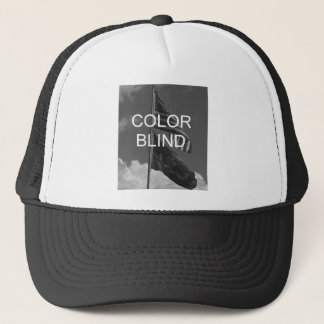 Gorra De Camionero Banderas de escala de grises ciegas de color