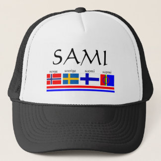 Gorra De Camionero Banderas sami y escandinavas