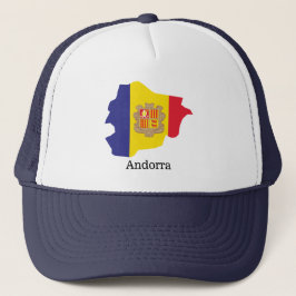 Gorra De Camionero Banderas y países Andorra