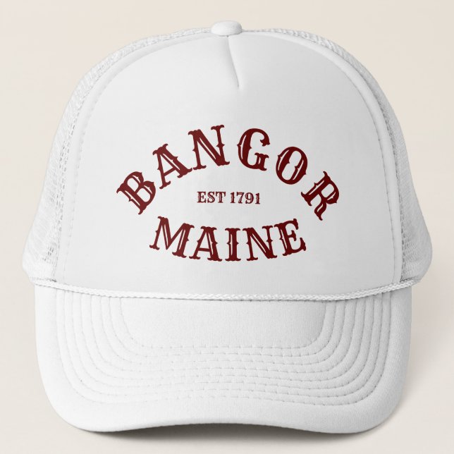 Gorra De Camionero Bangor, Maine (Anverso)