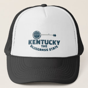 Gorra De Camionero Banjo estatal de Kentucky Bluegrass