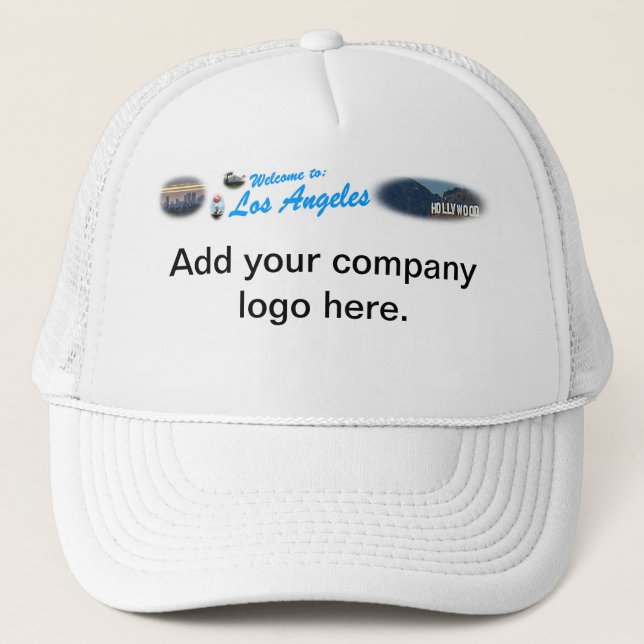 Gorra De Camionero Banner de bienvenida (Anverso)