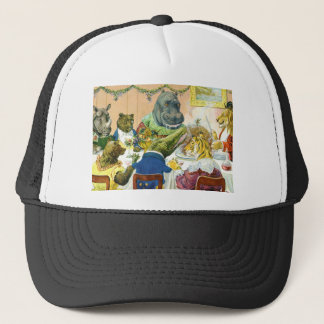 Gorra De Camionero Banquete de navidades en tierras de animales
