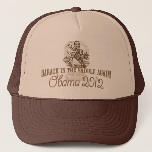 Gorra De Camionero Barack en la silla de montar 2012 (Anverso)