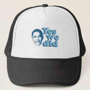 Gorra De Camionero Barack Obama/hicimos sí