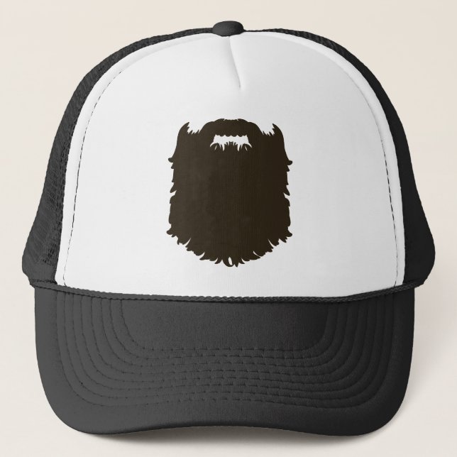 Gorra De Camionero Barba de hombres rugosa (Anverso)