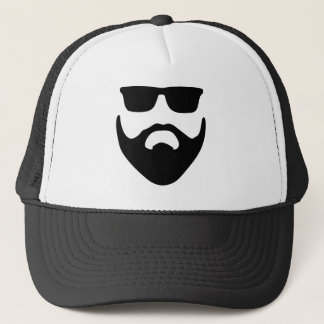 Gorra De Camionero barba y gafas de sol del inconformista