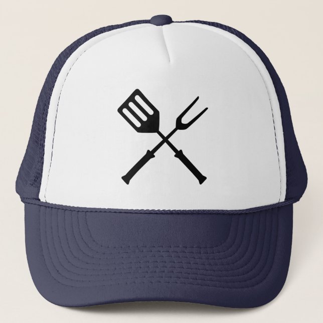 Gorra De Camionero Barbacoa Barbeque BBQ Grill Food (Anverso)