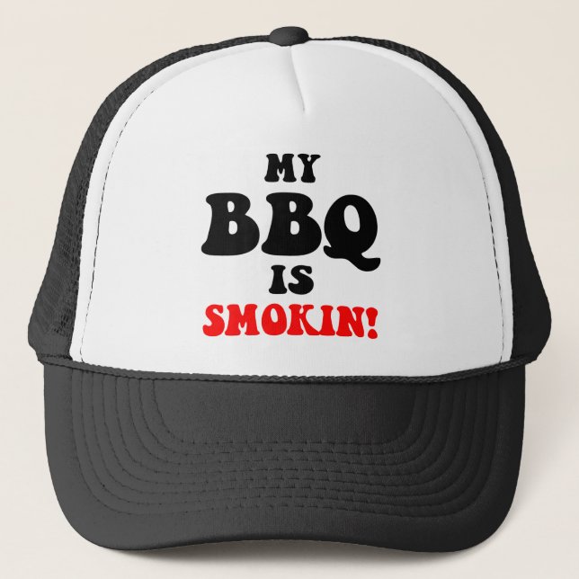 Gorra De Camionero Barbacoa divertida (Anverso)