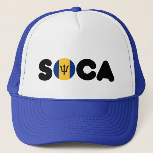 Gorra De Camionero Barbados Soca Music Bajan Flag Barbadian Caribbean