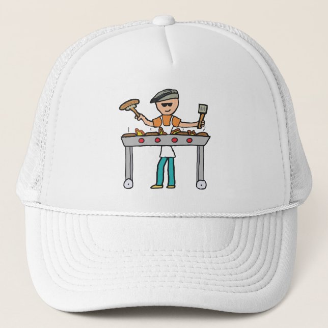 Gorra De Camionero Barbecue Grillmaster BQ (Anverso)