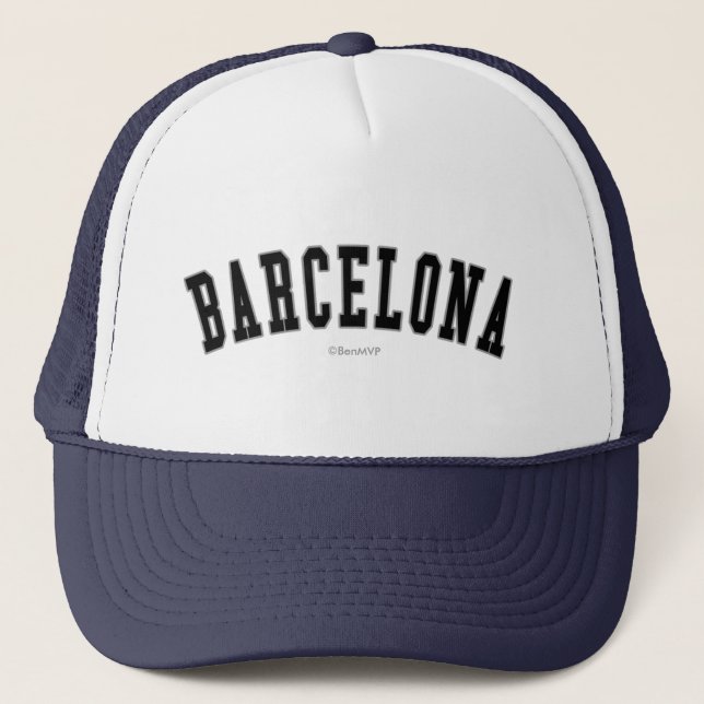 Gorra De Camionero Barcelona (Anverso)