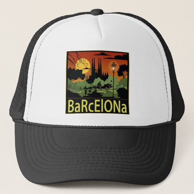 Gorra De Camionero Barcelona (Anverso)