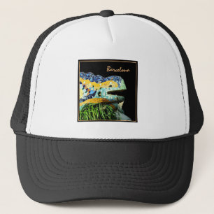 Gorra De Camionero Barcelona Lizard & Park Guell, Cataluña / Gaudí