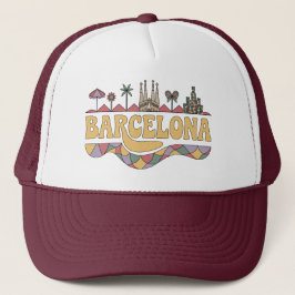 Gorra De Camionero Barcelona Spain Europe