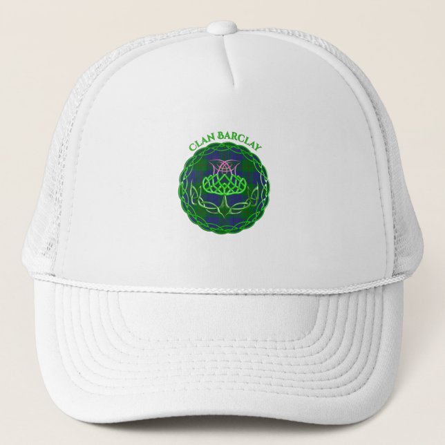 Gorra De Camionero Barclay Scottish Tartan Celtic Thistle (Anverso)