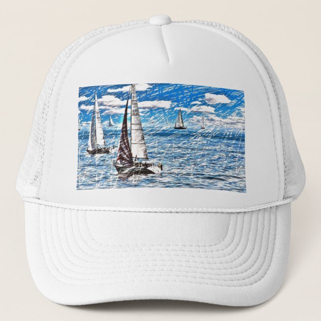 Gorra De Camionero Barco (Anverso)