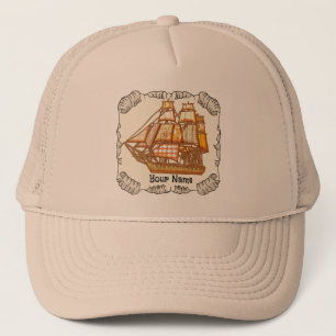 Gorra De Camionero Barco antiguo