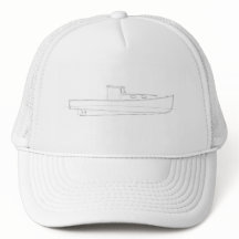 Barco clásico de la langosta de Maine - dibujo