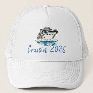 Gorra De Camionero Barco de Crucero Divertido Personalizado