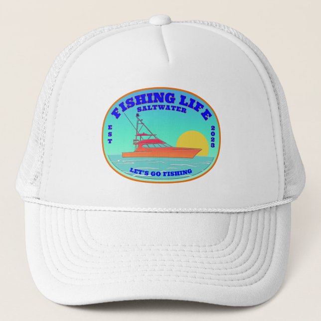 Gorra De Camionero Barco pesquero (Anverso)