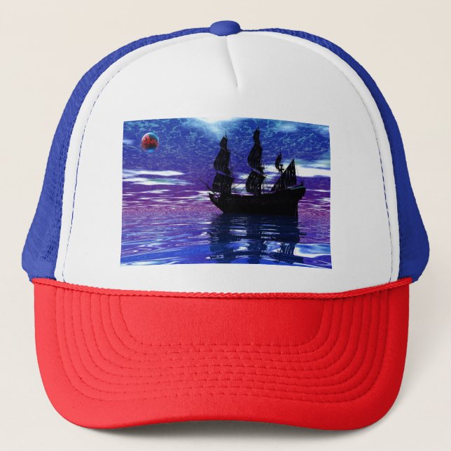 Gorra De Camionero Barco pirata (Anverso)