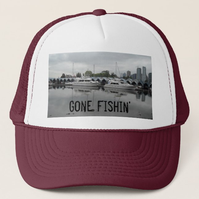 Gorra De Camionero Barcos de Pesca (Anverso)