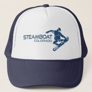 Gorra De Camionero Barcos de vapor Springs Colorado Snowboarder