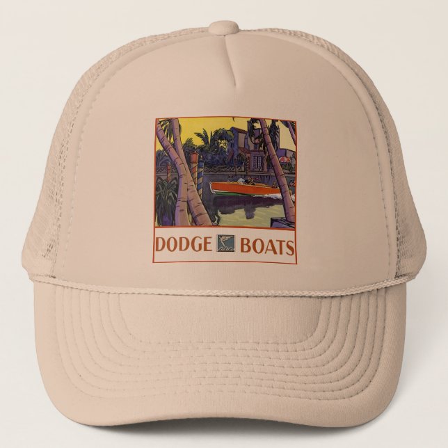 Gorra De Camionero Barcos Dodge (Anverso)