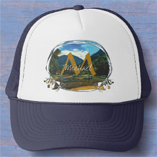Gorra De Camionero Barcos pesqueros del río Mismaloya 0344