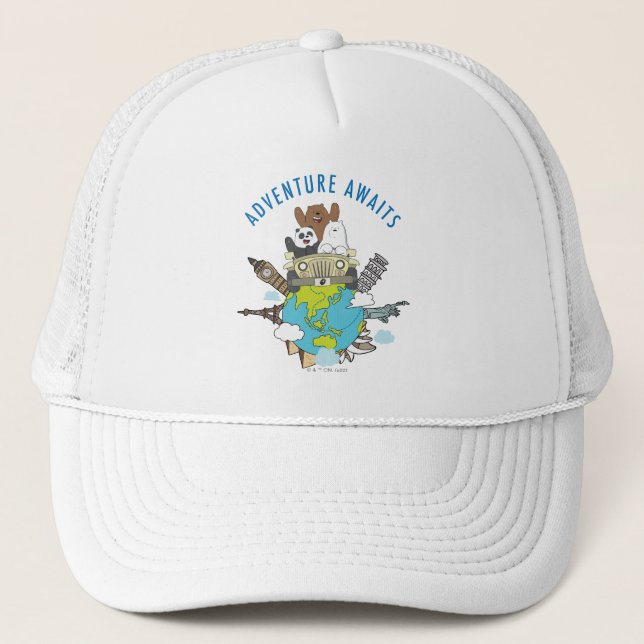 Gorra De Camionero Bare Bears - Aventura (Anverso)