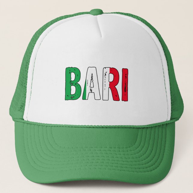 Gorra De Camionero Bari Italia (Anverso)