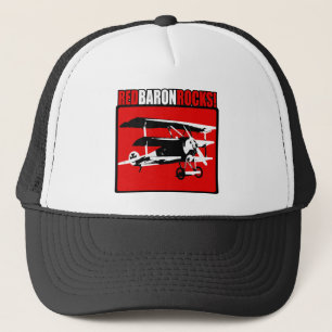 Gorra De Camionero ¡Barón rojo Rocks!