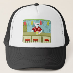 Gorra De Camionero Barra de bull terrier Tiki del inglés