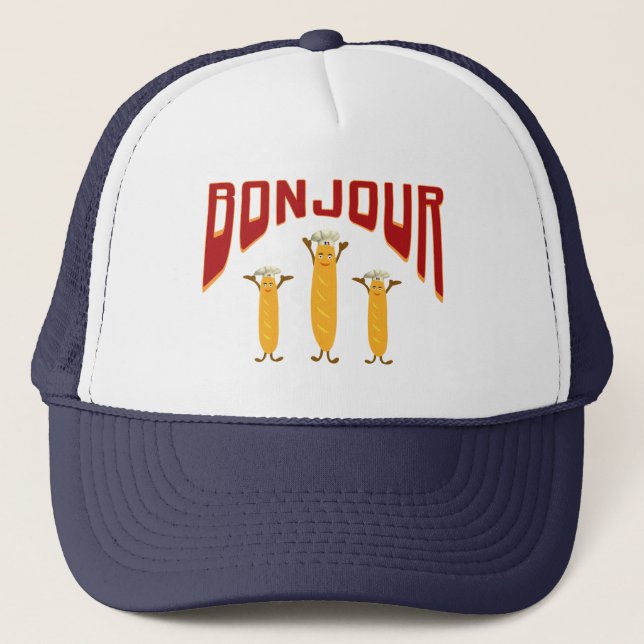 Gorra De Camionero Barra de pan francesa (Anverso)