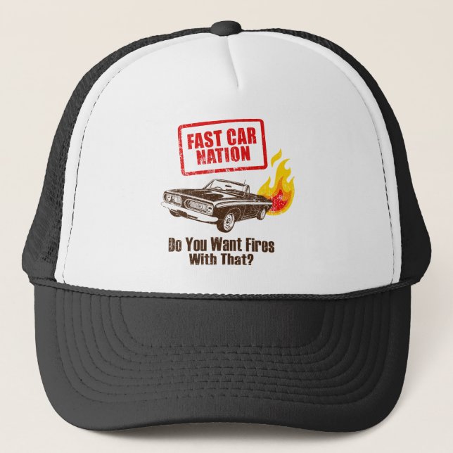 Gorra De Camionero Barracuda 1967 de Plymouth (Anverso)