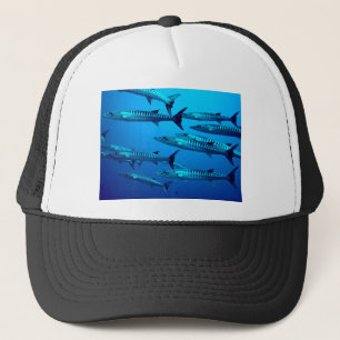Gorra De Camionero barracuda mar profundo oleada tropical