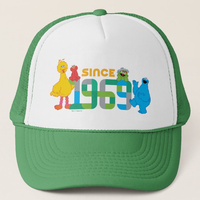 Gorra De Camionero Barrio Sésamo | Desde 1969 (Anverso)