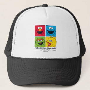 Gorra De Camionero Barrio Sésamo   Niños Guay originales