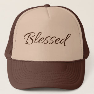 Gorra De Camionero Basado en la fe cristiana "bendecida"