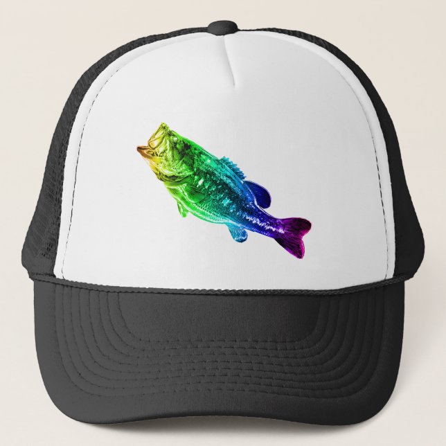 Gorra De Camionero BASES LARGEMOUTH Rainbow (Anverso)