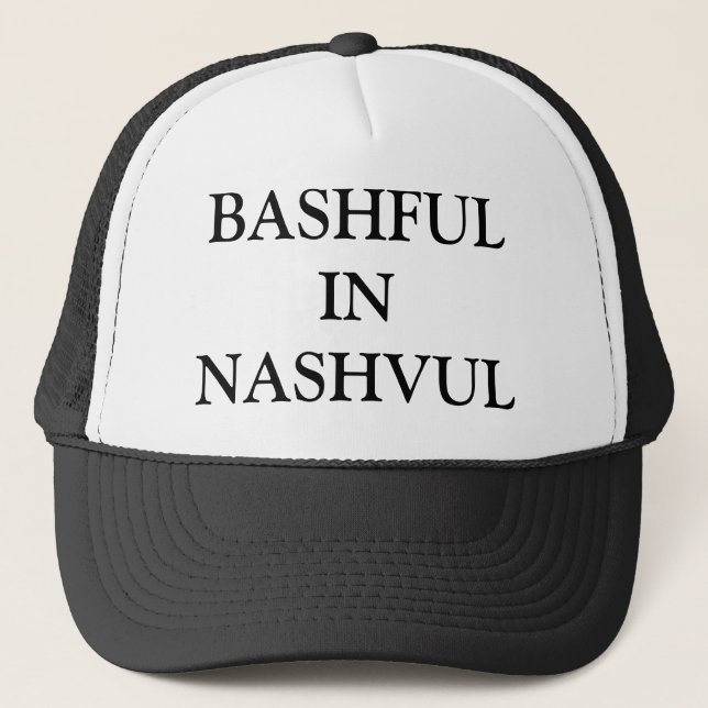 GORRA DE CAMIONERO BASHFULIN NASHVUL (Anverso)