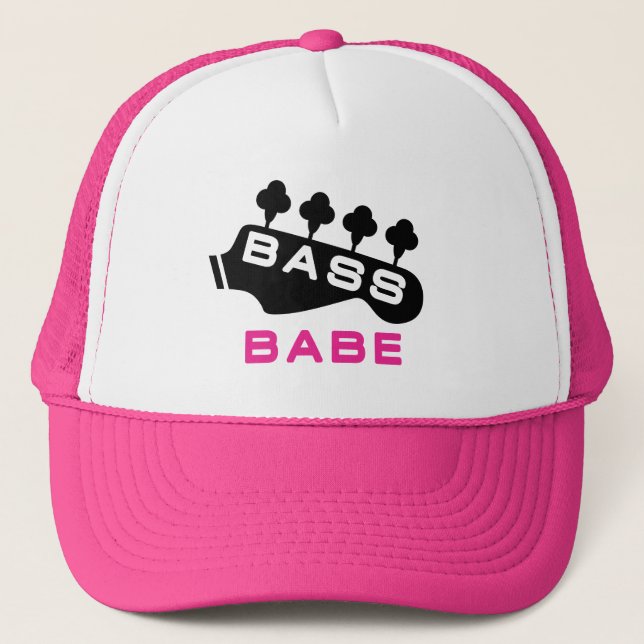 Gorra De Camionero Bass Babe Regalo Para Baid (Anverso)